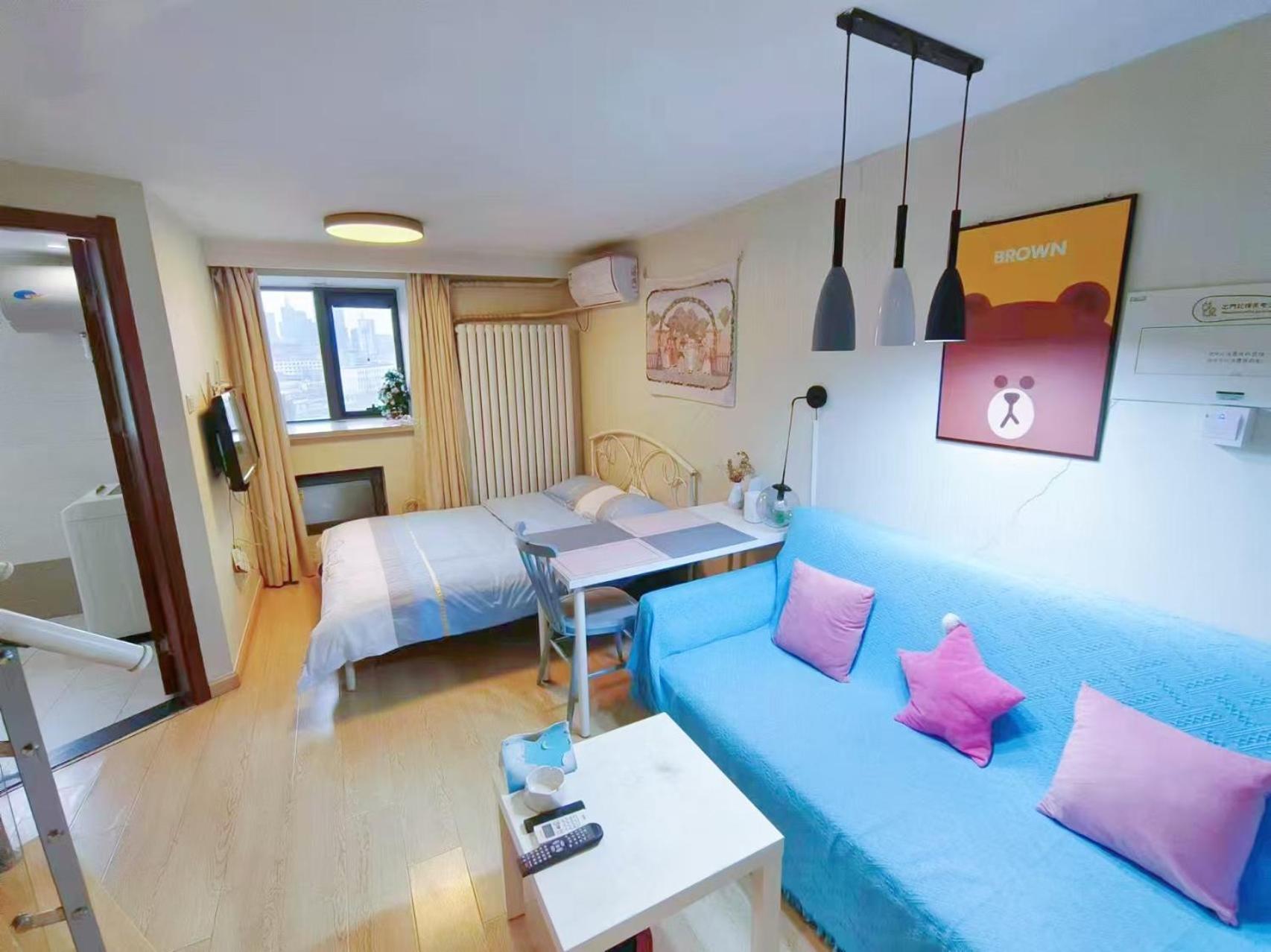 Yu Jing Xuan Boutique Apartment Tchien-ťin Exteriér fotografie