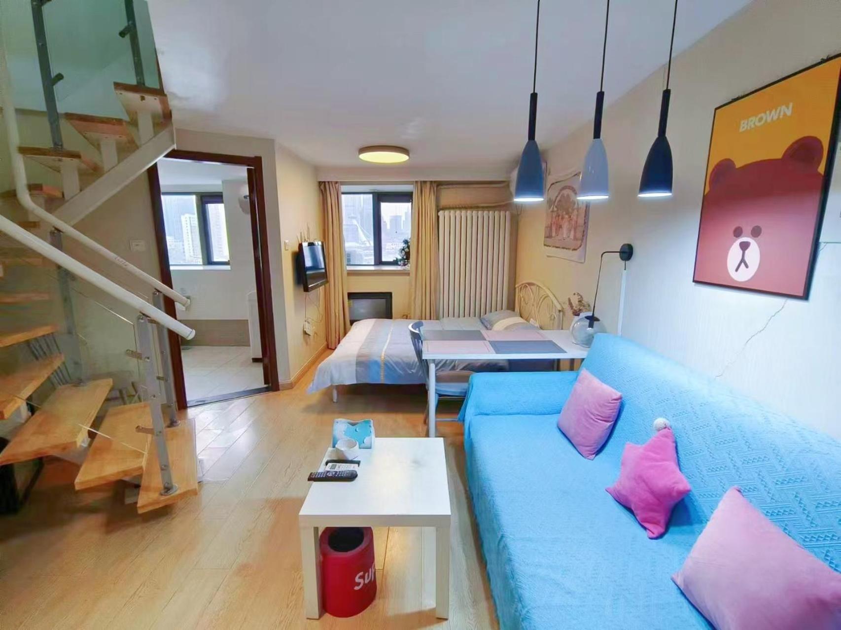 Yu Jing Xuan Boutique Apartment Tchien-ťin Exteriér fotografie