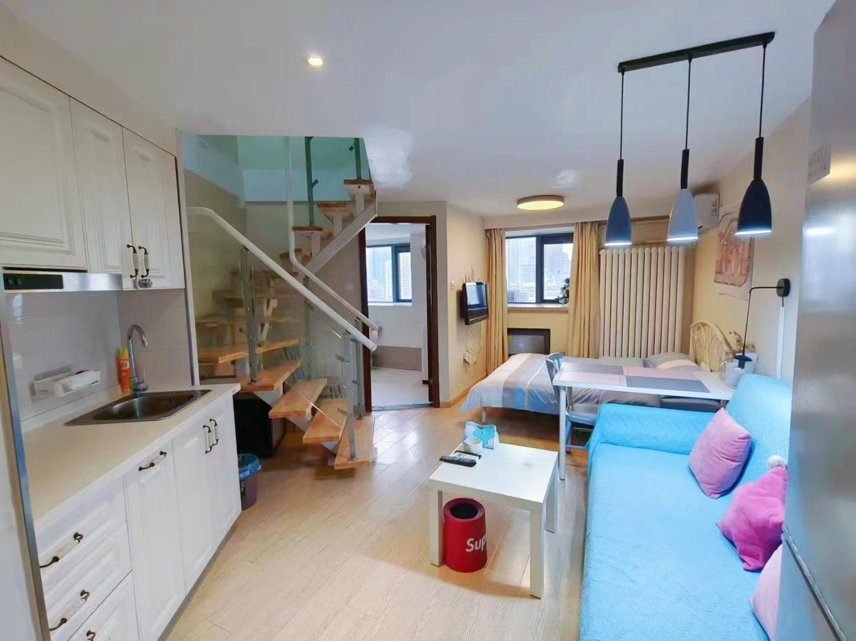 Yu Jing Xuan Boutique Apartment Tchien-ťin Exteriér fotografie