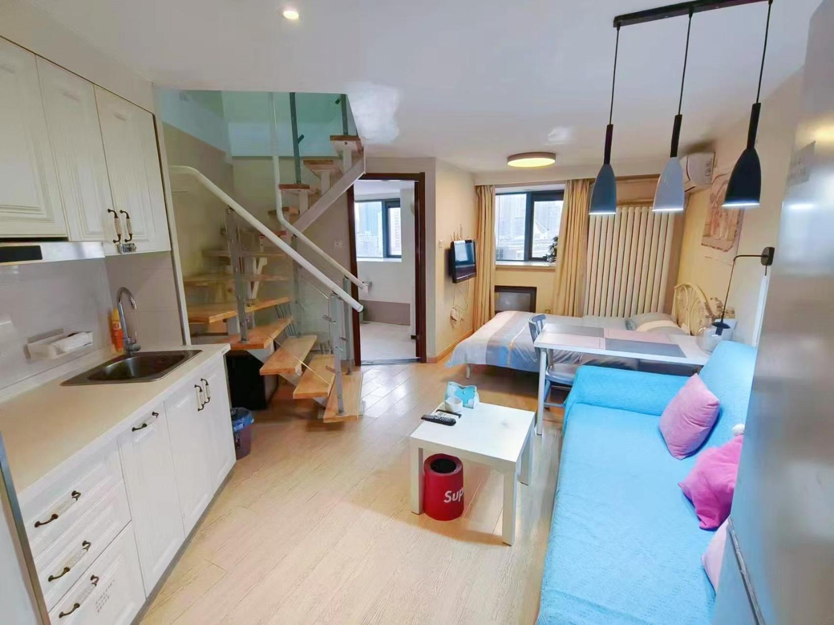 Yu Jing Xuan Boutique Apartment Tchien-ťin Exteriér fotografie