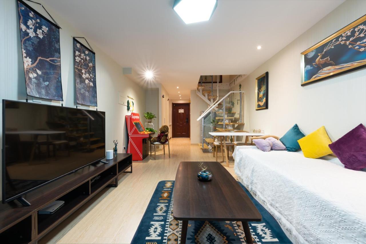 Yu Jing Xuan Boutique Apartment Tchien-ťin Exteriér fotografie